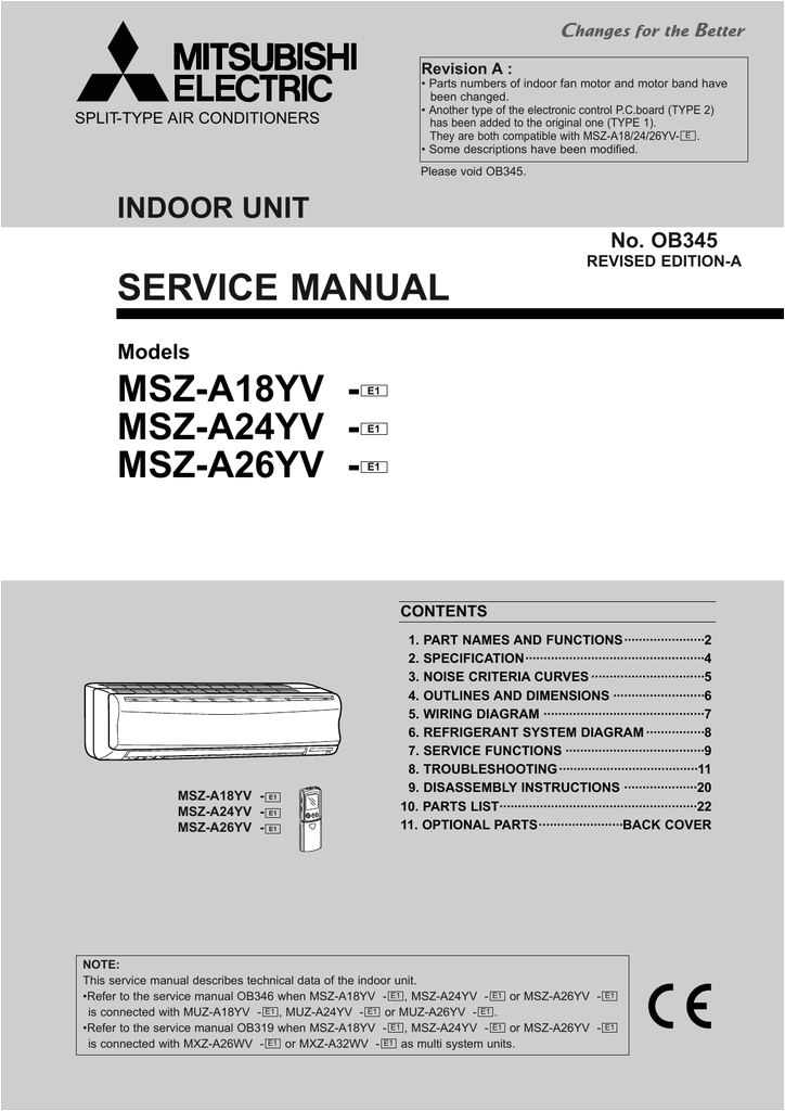 Motor Winding thermistor Wiring Diagram Service Manual Msz A18yv Msz A24yv Msz A26yv Manualzz Com Motor Winding thermistor Wiring Diagram Service Manual Msz A18yv Msz A24yv Msz A26yv Manualzz Com