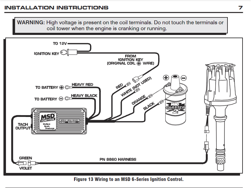 Msd Pn 6425 Wiring Diagram Msd 6al Box Wiring Diagram Use Wiring Diagram