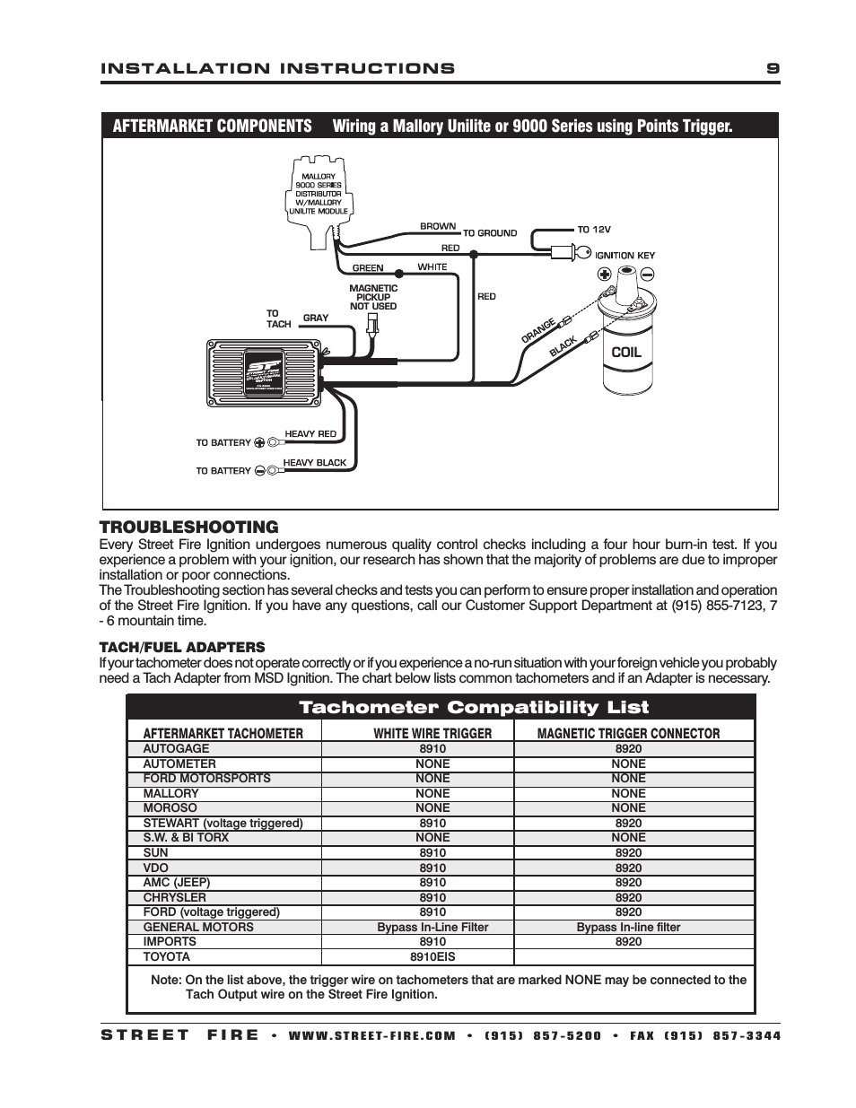 Msd Street Fire Wiring Diagram Msd Street Fire Ignition Wiring Diagram Wiring Diagram Features