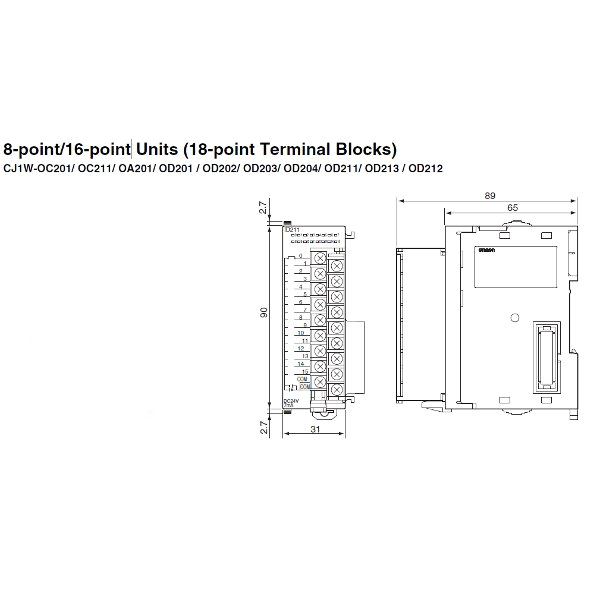 Omron Id211 Wiring Diagram Cj1w Od211 Omron Output Module Valin