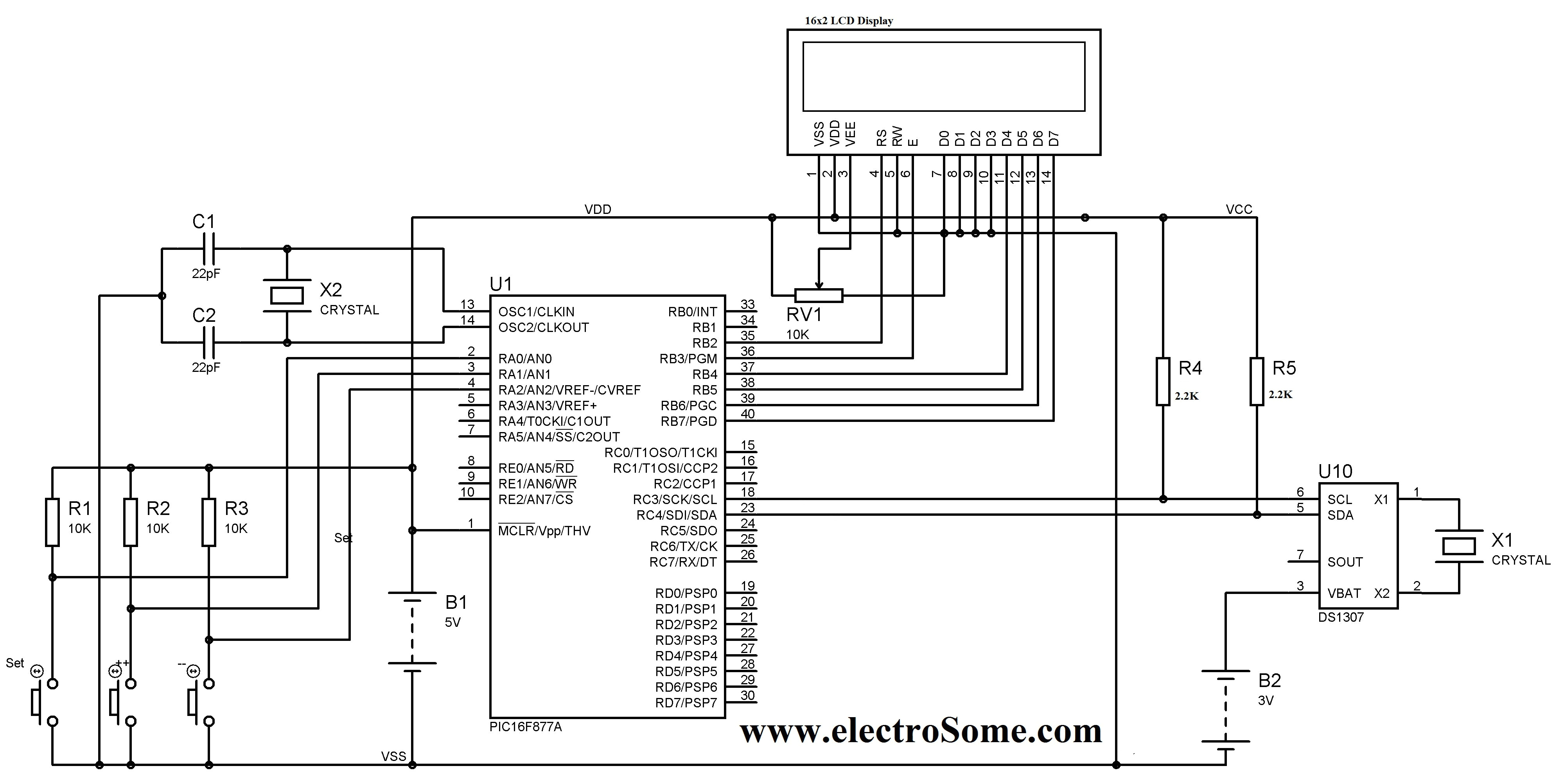 Omron Timer Wiring Diagram Digital Clock with Alarm Ds1307 Alarm Digital Clock Circuit Diagram Omron Timer Wiring Diagram Digital Clock with Alarm Ds1307 Alarm Digital Clock Circuit Diagram