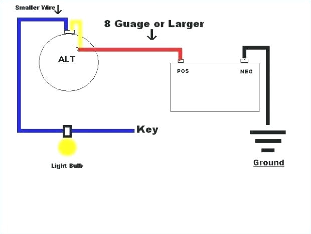 One Wire Alternator Diagram Simple Wire Diagram Chevy Drjanedickson Com