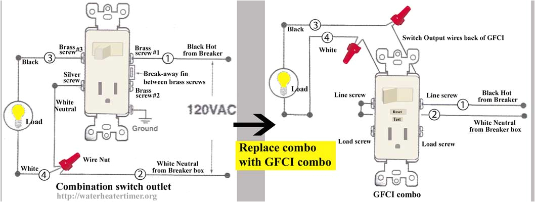 Outlet Switch Combo Wiring Diagram Leviton Gfci Receptacle Wiring Diagram Mycoffeepot org Outlet Switch Combo Wiring Diagram Leviton Gfci Receptacle Wiring Diagram Mycoffeepot org