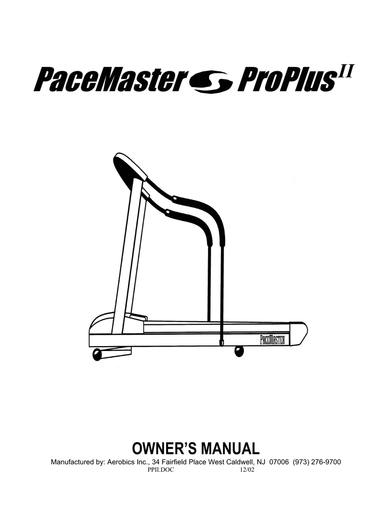 Pacemaster 1 Wiring Diagram Aerobics Pacemaster Owner S Manual Manualzz Com Pacemaster 1 Wiring Diagram Aerobics Pacemaster Owner S Manual Manualzz Com