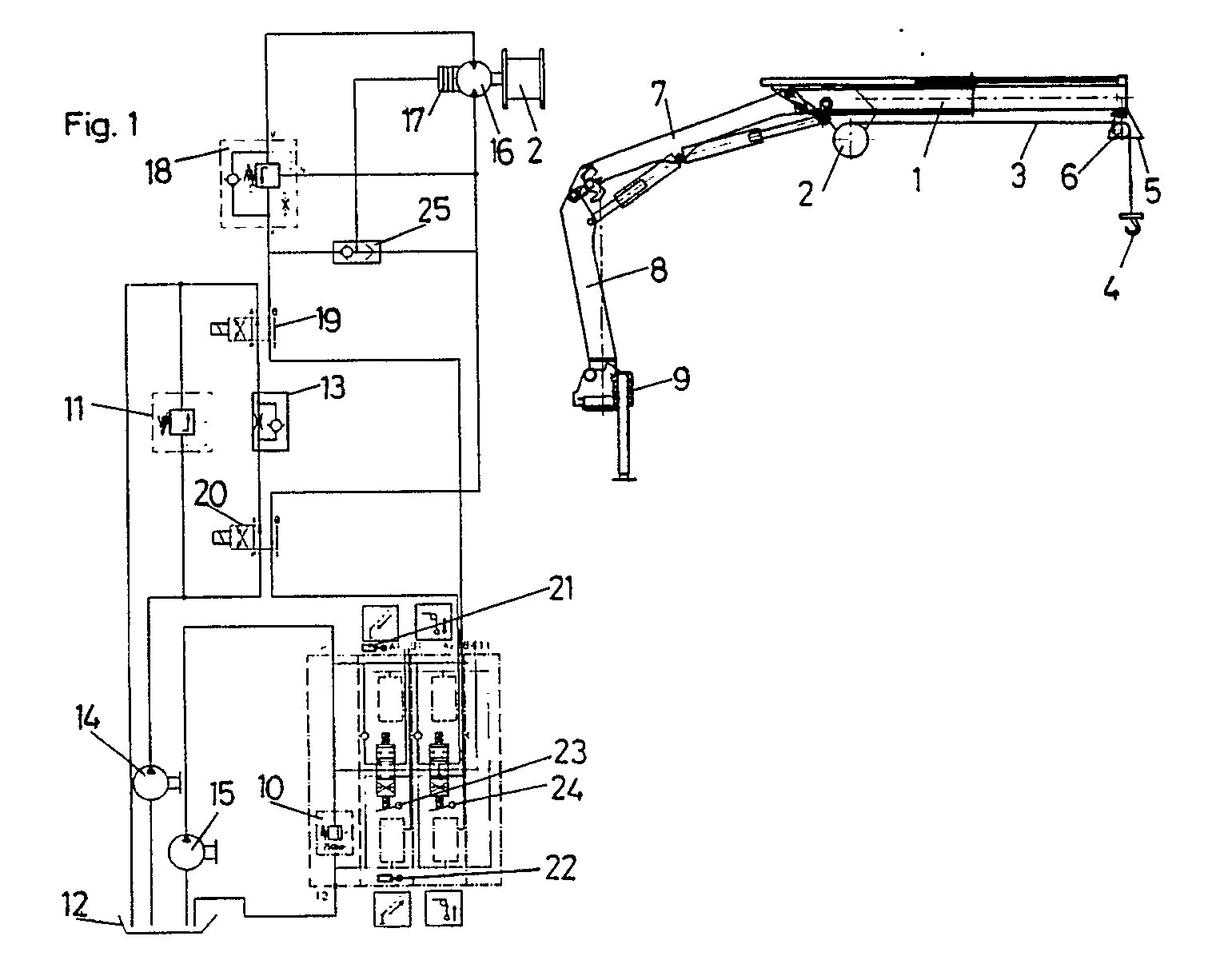 Palfinger Crane Wiring Diagram Kran Patent 0386632 Palfinger Crane Wiring Diagram Kran Patent 0386632