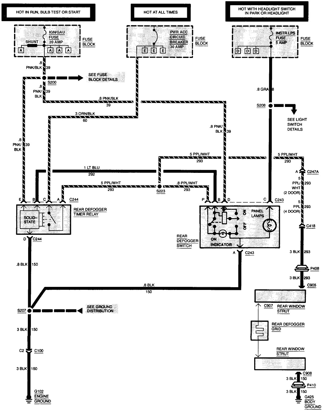 Peterbilt Cruise Control Wiring Diagram 1997 Chevrolet Cavalier Cruise Control System Circuit Diagram