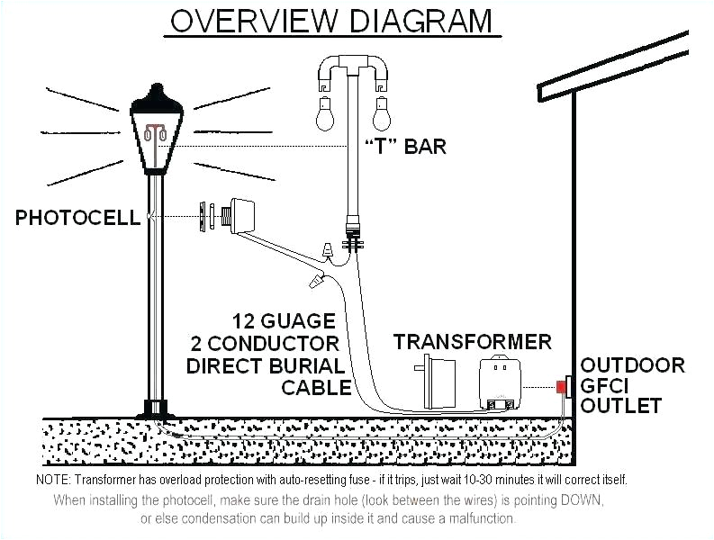 Photocell Switch Wiring Diagram Outdoor Lamp Post Wiring Diagram Wiring Schematic Diagram 165