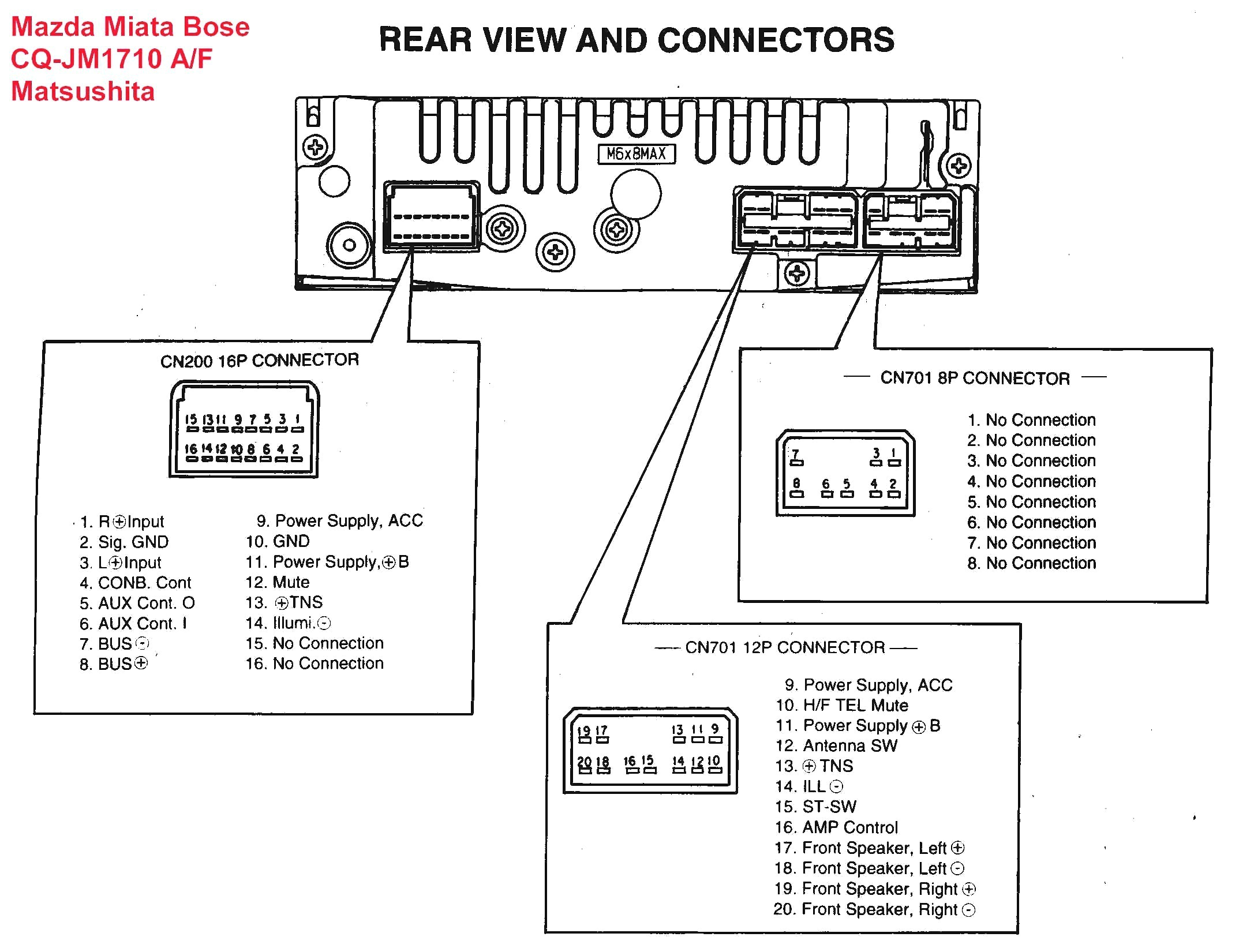 Pioneer 16 Pin Wiring Diagram Pioneer Deh 16 Wiring Harness Wiring Diagram Database