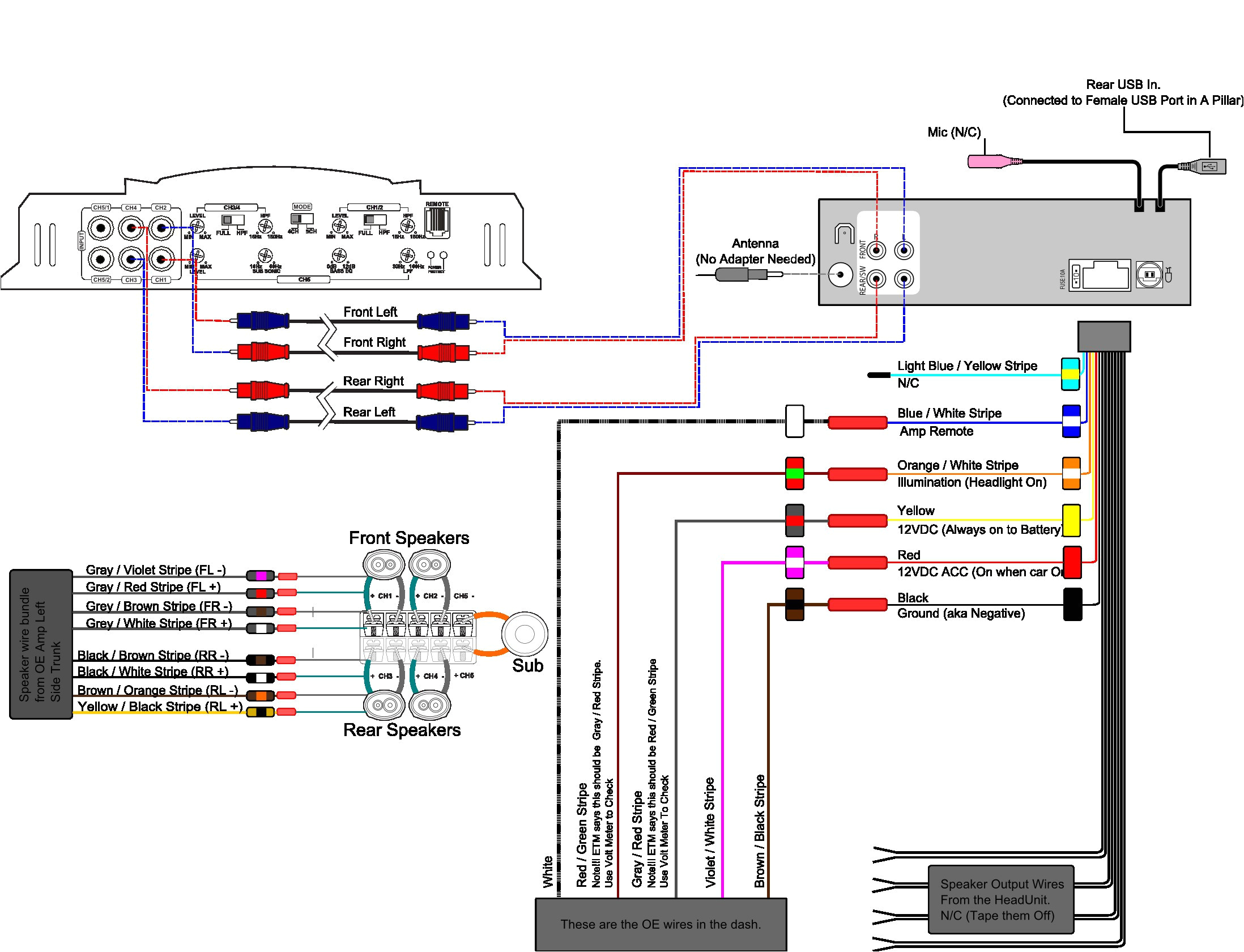 Pioneer Radio Wiring Diagram Colors Pioneer Radio Wiring Manual E Book