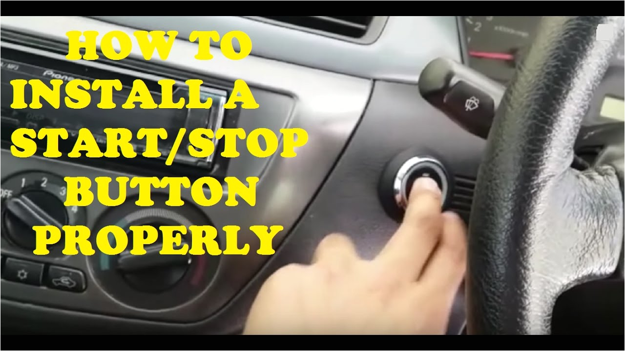 Push button Start Wiring Diagram the Right Way to Install A Start Stop button