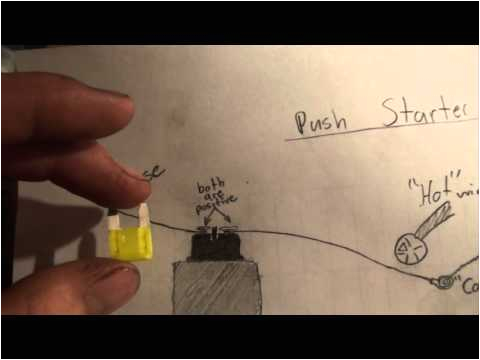 Push button Starter Switch Wiring Diagram How to Wire A Push Starter Very Easy Youtube