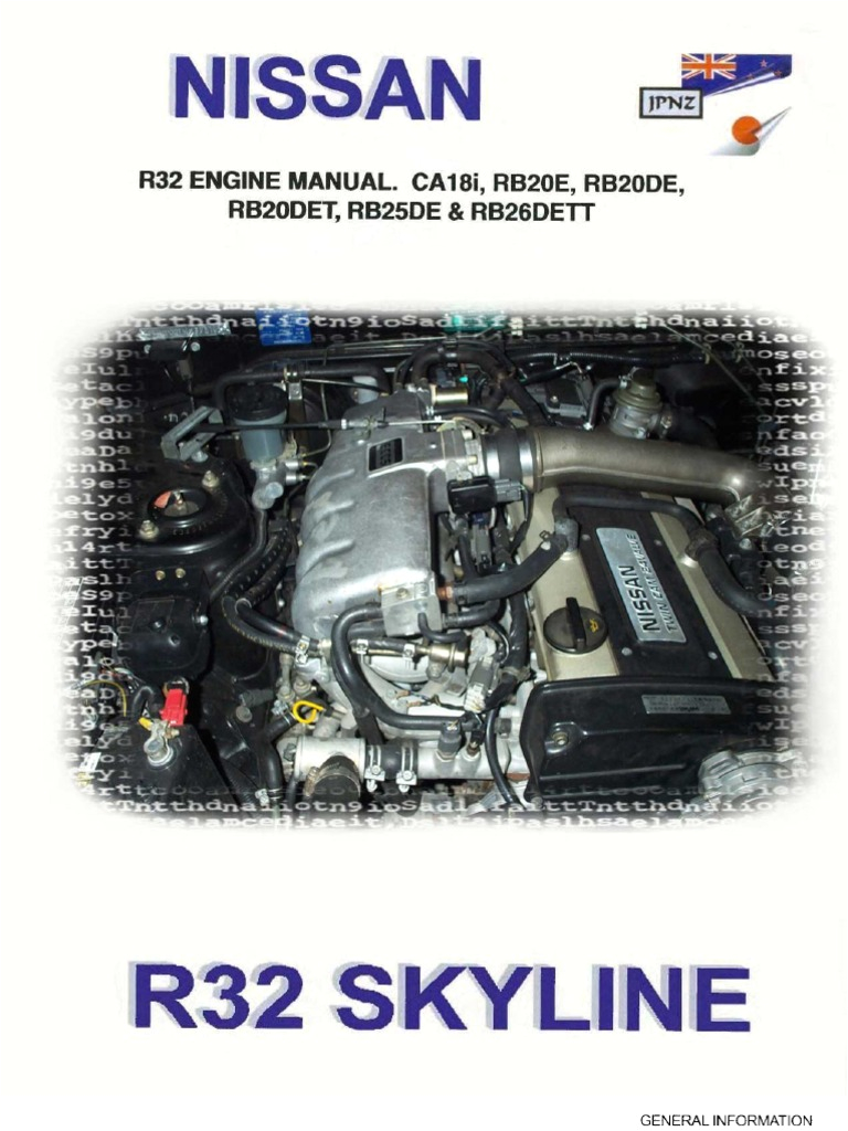 Rb26 Wiring Diagram R32 Engine Manual Ca18i Rb20e Rb20de Rb20det Rb25de Amp Rb26 Wiring Diagram R32 Engine Manual Ca18i Rb20e Rb20de Rb20det Rb25de Amp