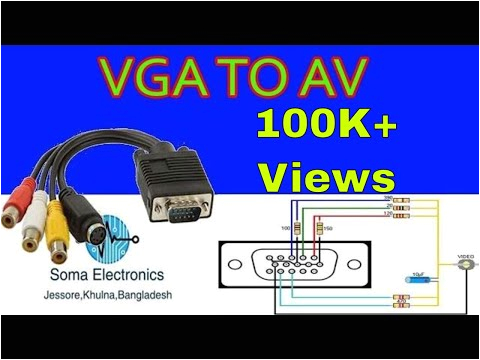 Rca to Vga Wiring Diagram Rca to Vga Schematic Wiring Diagram Technic