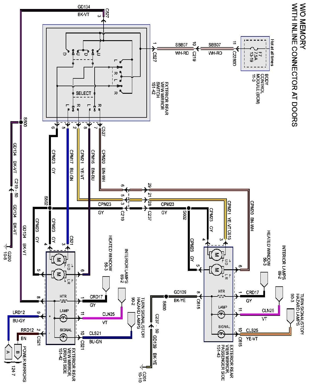 Rear View Mirror Wiring Diagram 2008 ford F 250 Mirror Wiring Diagram Wiring Diagram Centre Rear View Mirror Wiring Diagram 2008 ford F 250 Mirror Wiring Diagram Wiring Diagram Centre