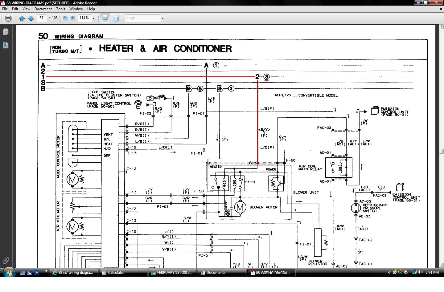 Rx7 Wiring Diagram Mazda Ac Wiring Diagrams Wiring Diagram Technic