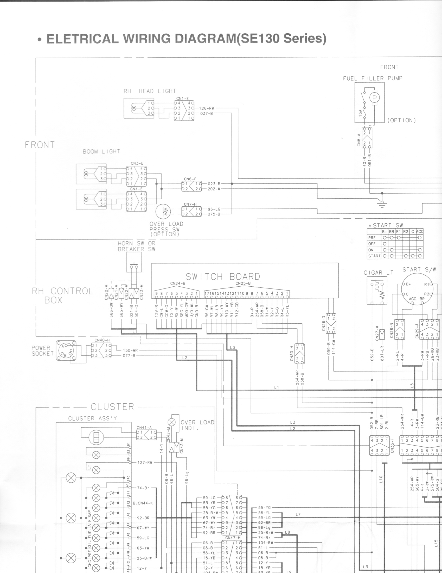Samsung Excavator Wiring Diagram Looking for Mech with Experience with 1995 Samsung Se130lcm 2 Samsung Excavator Wiring Diagram Looking for Mech with Experience with 1995 Samsung Se130lcm 2