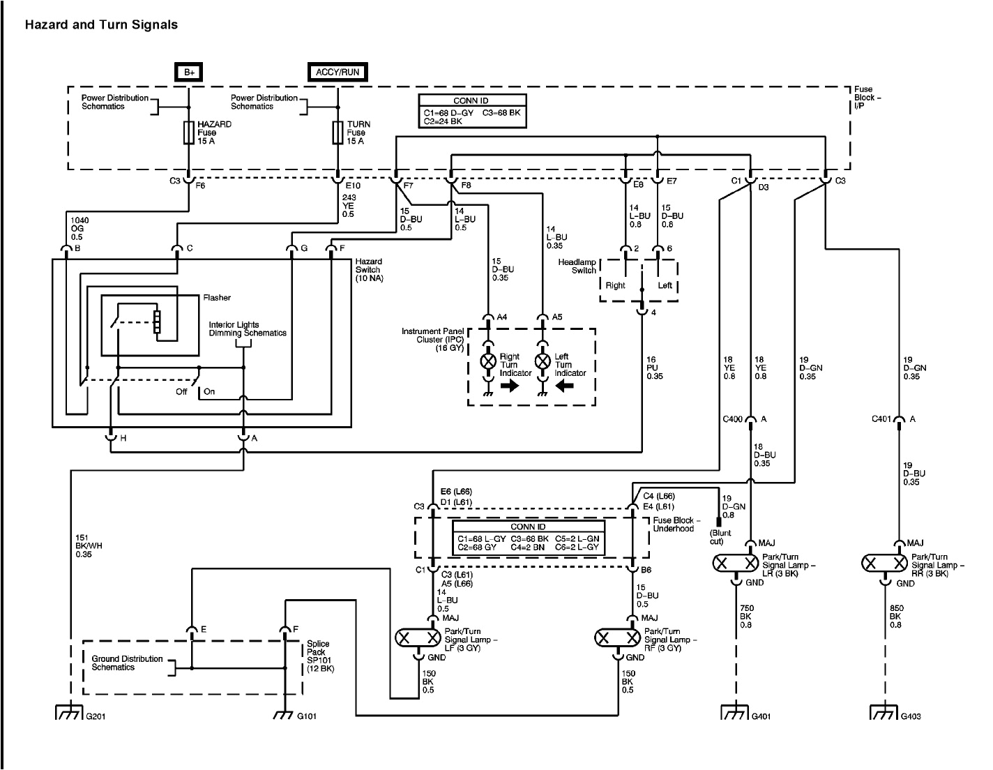 Saturn Ion Wiring Diagram Park Lights Wiring Diagram 2007 Saturn Vue Wiring Diagram Inside