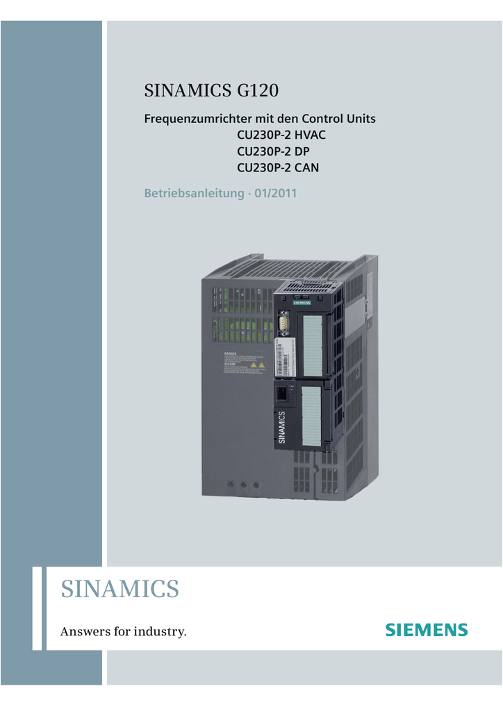 Siemens G120 Wiring Diagram Betriebsanleitung Frequenzumrichter G120p Manualzz Com