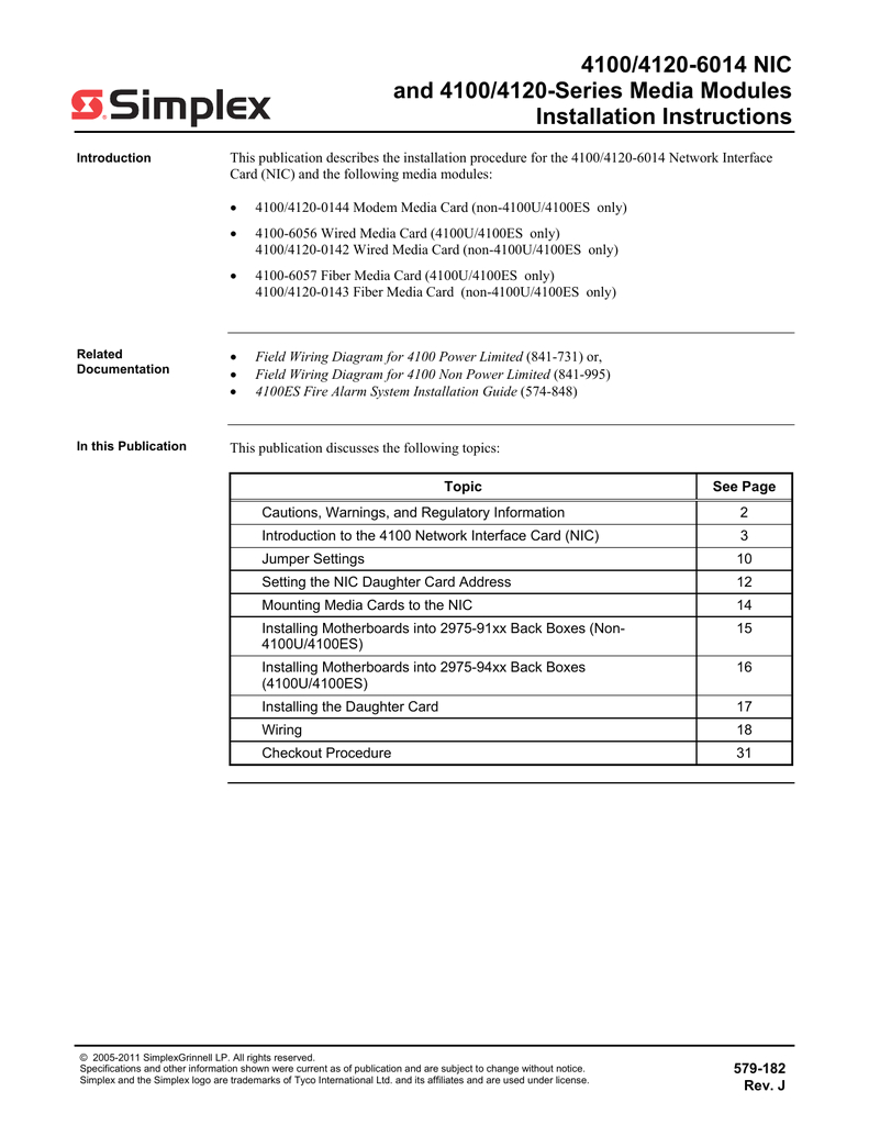 Simplex 4100 Wiring Diagram Simplex Installation Instructions 4100 4120 Manualzz Com Simplex 4100 Wiring Diagram Simplex Installation Instructions 4100 4120 Manualzz Com