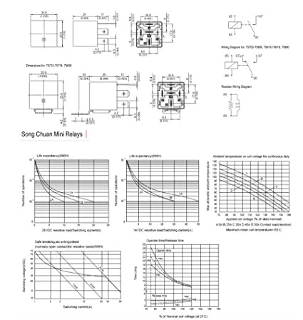 Song Chuan Relay Wiring Diagram Amazon Com Engine Control Module Ecu Ecm Pcm Relay for Ry116 ford Song Chuan Relay Wiring Diagram Amazon Com Engine Control Module Ecu Ecm Pcm Relay for Ry116 ford