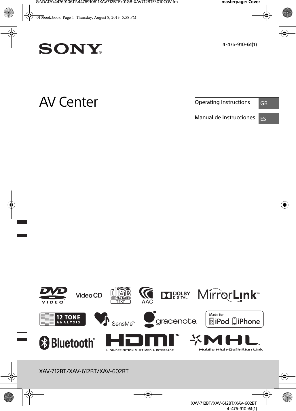 Sony Xav 602bt Wiring Diagram Xav612bt Av Center User Manual Xav 712bt Xav 612bt Xav 602bt sony Sony Xav 602bt Wiring Diagram Xav612bt Av Center User Manual Xav 712bt Xav 612bt Xav 602bt sony