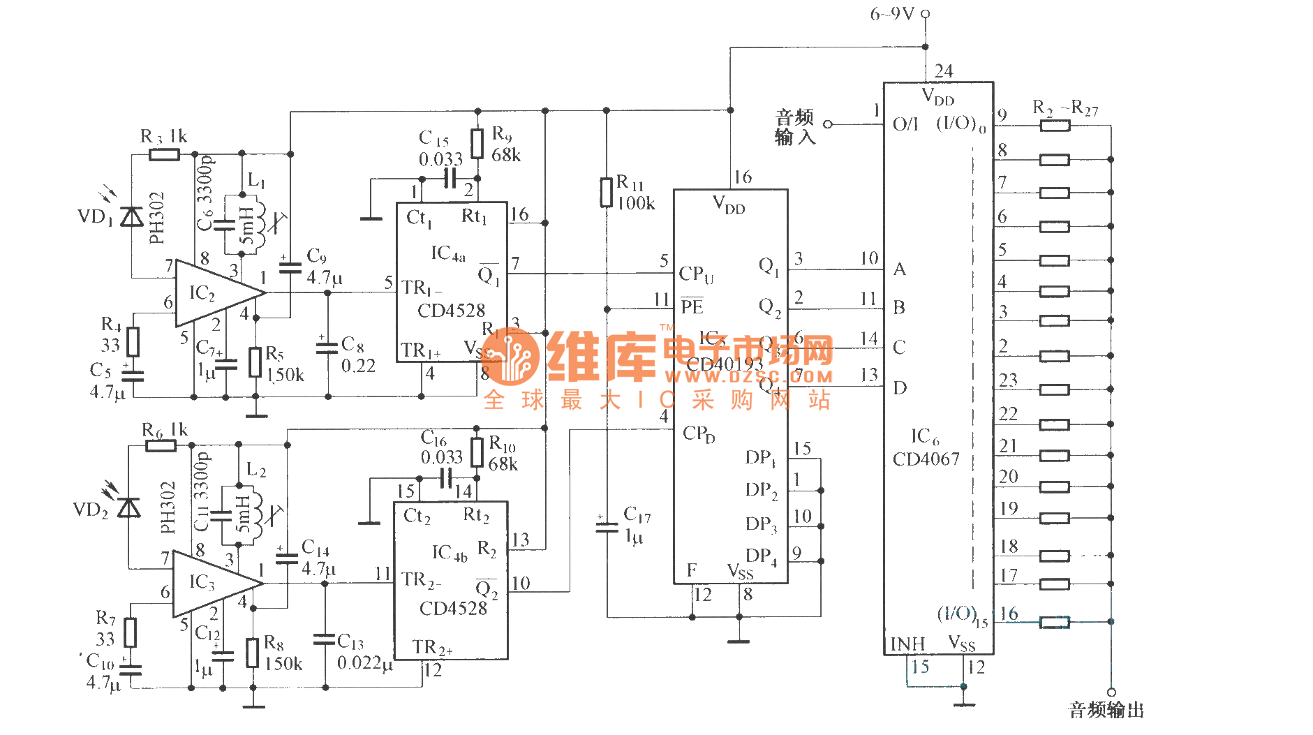 Speaker Volume Control Wiring Diagram Circuit Diagram 1 Remotecontrolcircuit Circuit Diagram Seekic