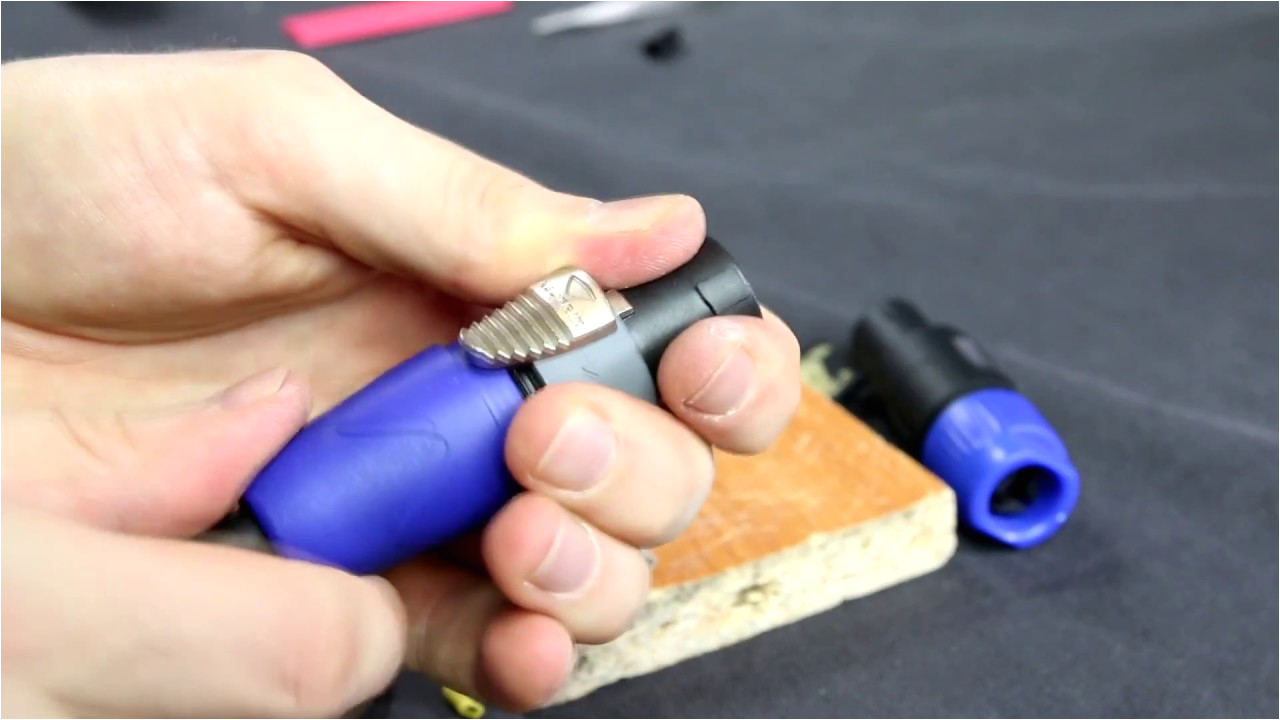 Speakon to 1 4 Inch Wiring Diagram How to Make Wire Speakon Cables for Pa Speakers Diy37 Youtube