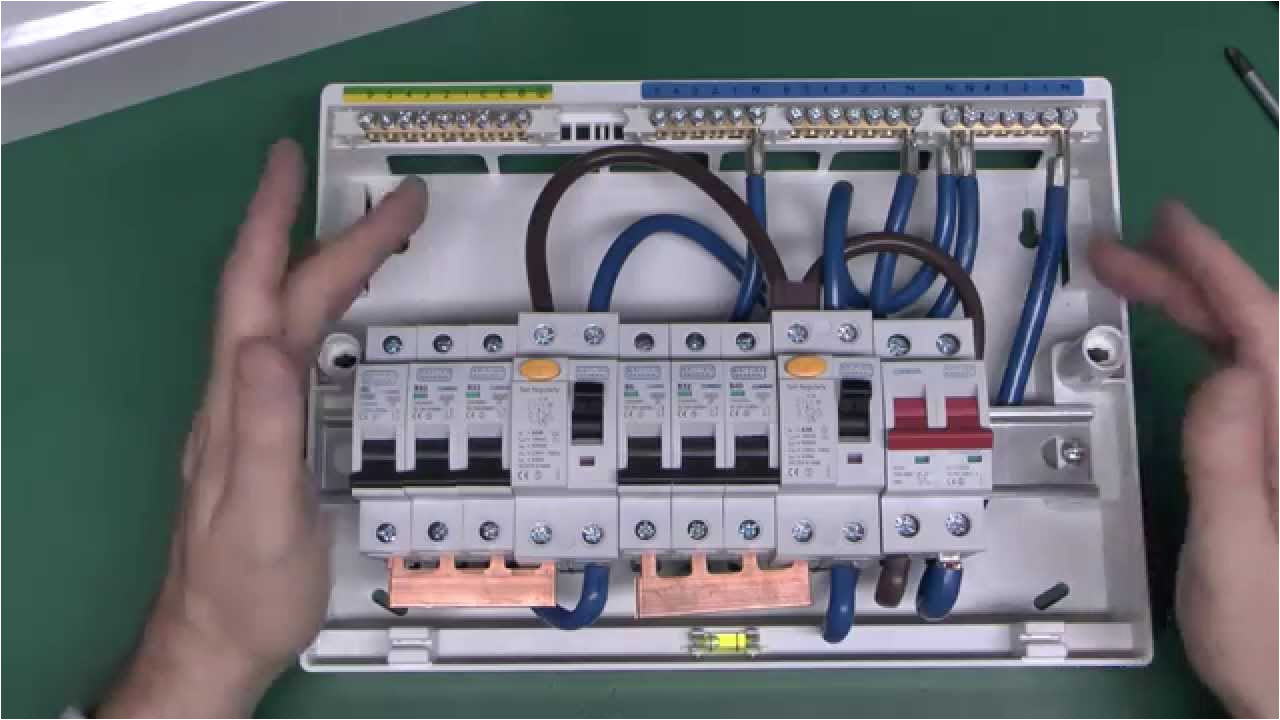Split Load Consumer Unit Wiring Diagram Dual Rcd Consumer Unit Youtube