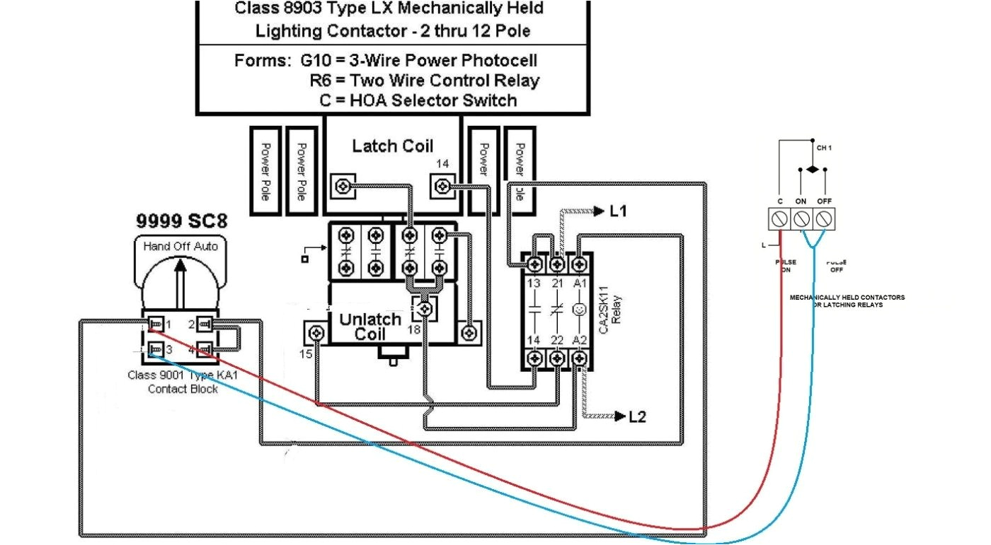 Square D Mechanically Held Contactor Wiring Diagram Intermatic Contactor Wiring Diagram Wiring Diagram Database