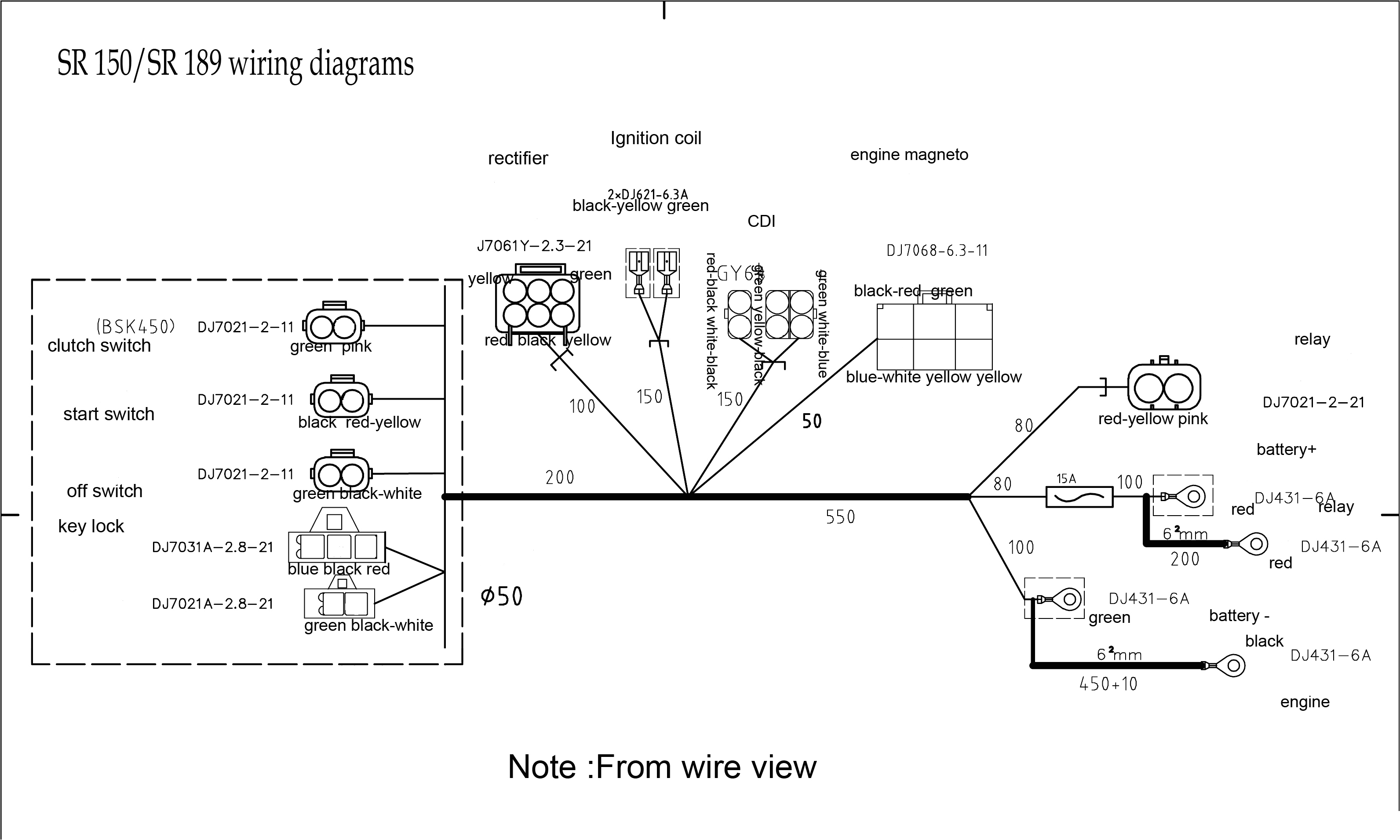 Ssr Pit Bike Wiring Diagram 2003 Ssr Wiring Diagram Wiring Diagram Technic