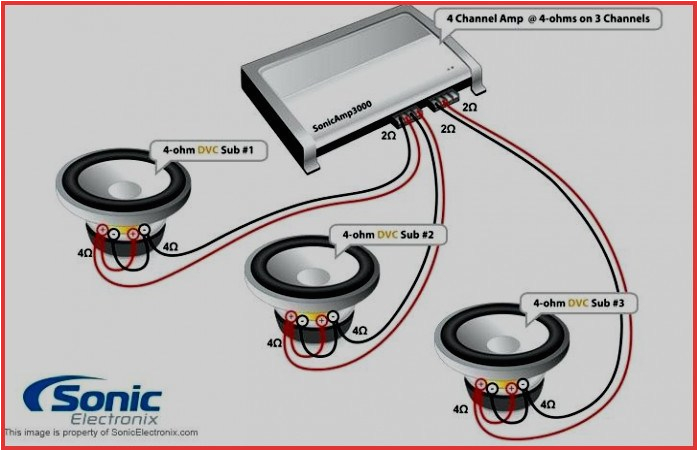 Subwoofer Wiring Diagram sonic Electronix Dual 2 Ohm Wiring Standard Electrical Wiring Diagram Cvfree