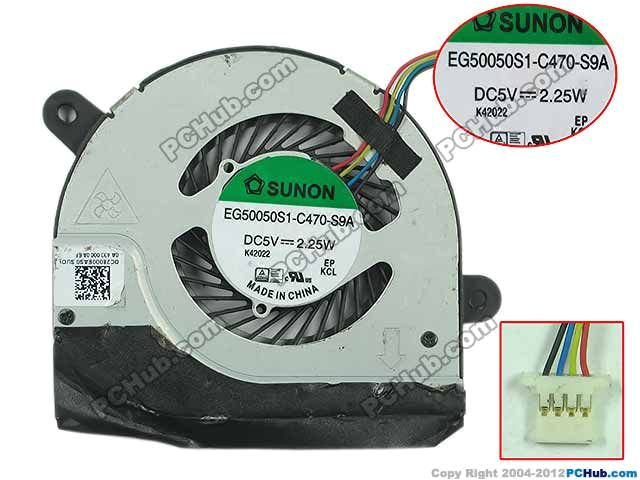 Sunon Fan Wiring Diagram Free Shipping for Sunon Eg50050s1 C470 S9a Dc 5v 2 25w 4 Wire 4 Pin