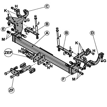 Suzuki Jimny towbar Wiring Diagram Witter Sz15a Fixed Flange Neck tow Bar Suzuki Grand Vitara 4×4 Suzuki Jimny towbar Wiring Diagram Witter Sz15a Fixed Flange Neck tow Bar Suzuki Grand Vitara 4×4