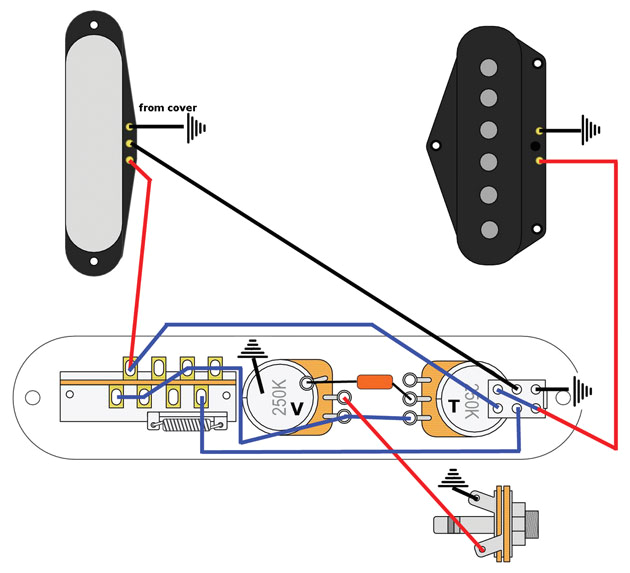Telecaster Plus Wiring Diagram Mod Garage Telecaster Series Wiring Premier Guitar Telecaster Plus Wiring Diagram Mod Garage Telecaster Series Wiring Premier Guitar