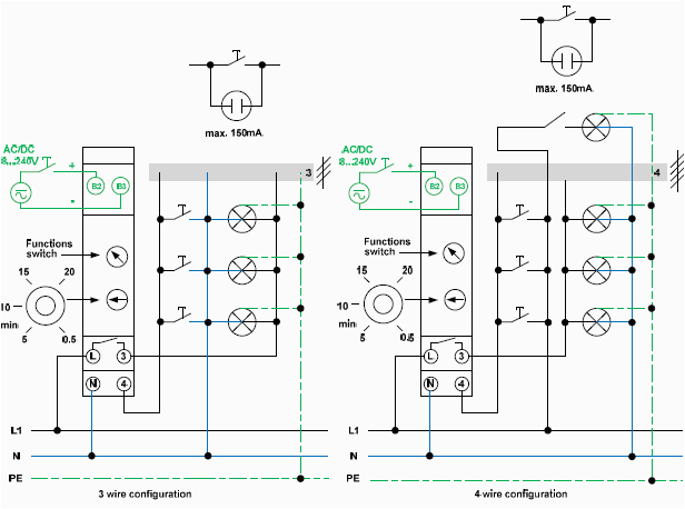 Time Delay Switch Wiring Diagram Lighting Circuits Connections for Interior Electrical Installations 2 Time Delay Switch Wiring Diagram Lighting Circuits Connections for Interior Electrical Installations 2