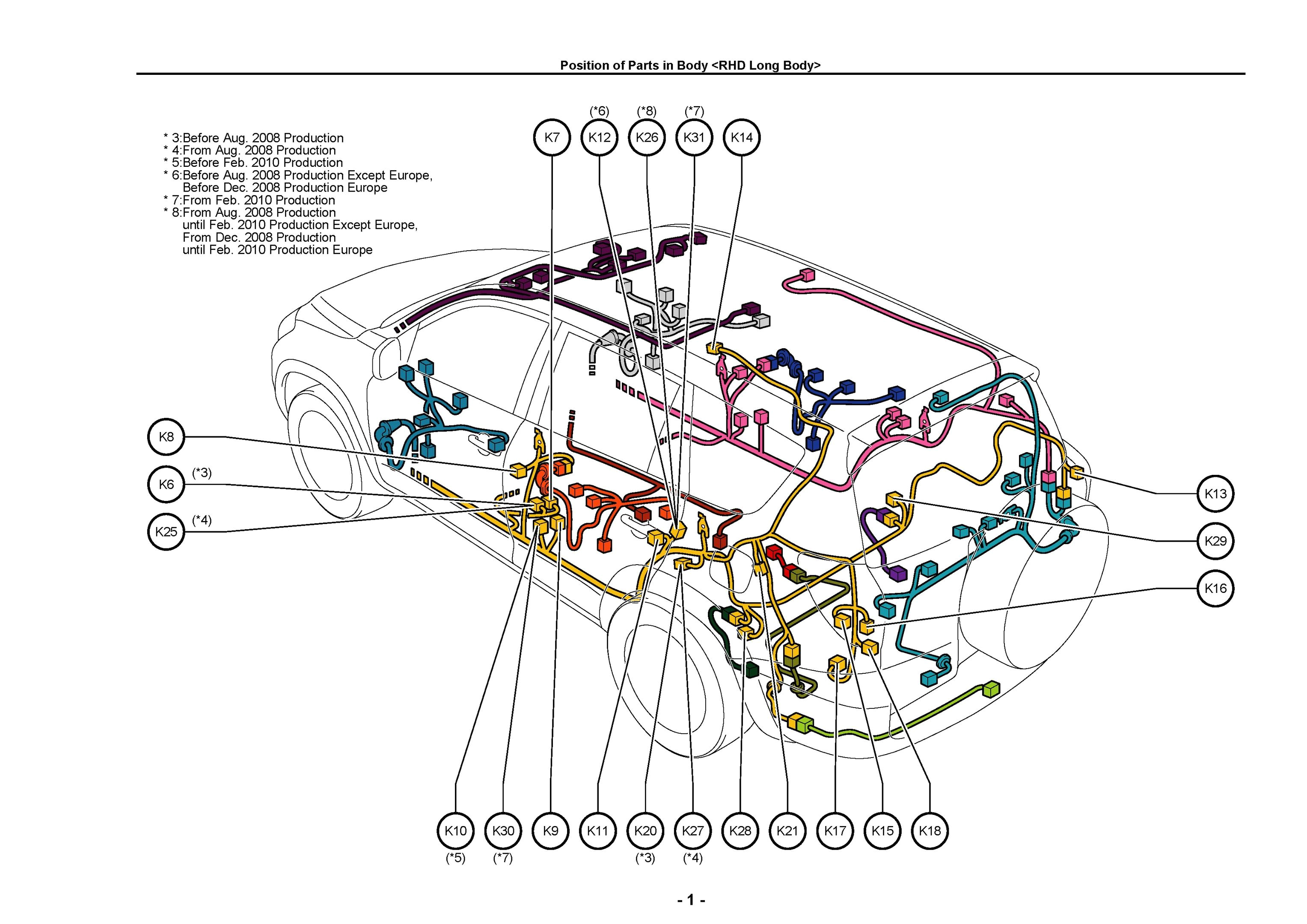 Toyota Electrical Wiring Diagram toyota Parts Wiring Wiring Diagram Inside