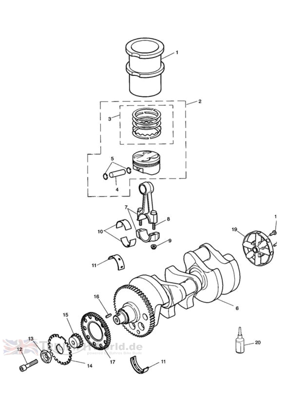 Triumph Sprint St 1050 Wiring Diagram Kurbelwelle Pleuel Kolben Sprint St 955i Bis Fin139276 Triumph Sprint St 1050 Wiring Diagram Kurbelwelle Pleuel Kolben Sprint St 955i Bis Fin139276