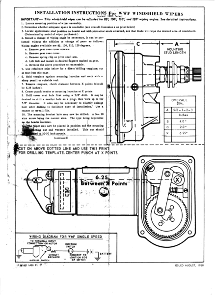 Universal Wiper Switch Wiring Diagram Rebuilding American Bosch Wwf Electric Wiper Motors Ecj5 Universal Wiper Switch Wiring Diagram Rebuilding American Bosch Wwf Electric Wiper Motors Ecj5