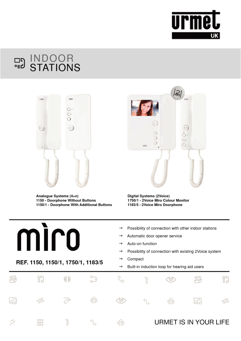 Urmet 1130 Wiring Diagram Urmet Brochures