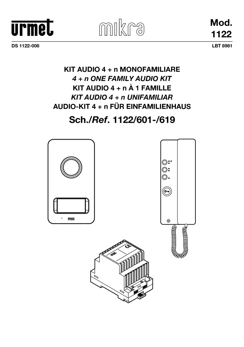 Urmet 1130 Wiring Diagram Urmet Brochures