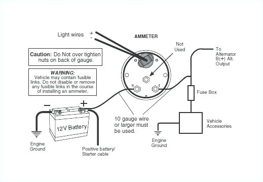 Vdo Ammeter Wiring Diagram How to Wire Electric Gauges Wiring Diagram Show