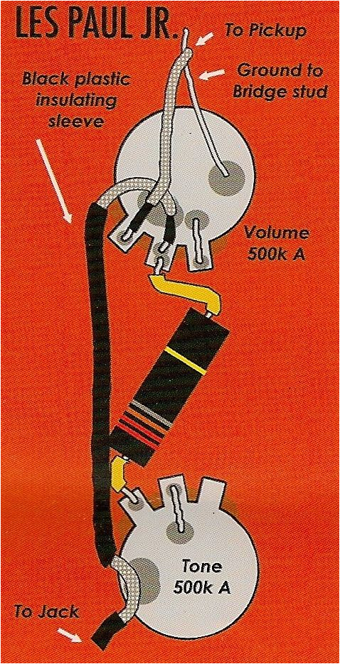 Vintage Les Paul Wiring Diagram Gibson Les Paul Jr Wiring Diagram Google Search Projects In 2019