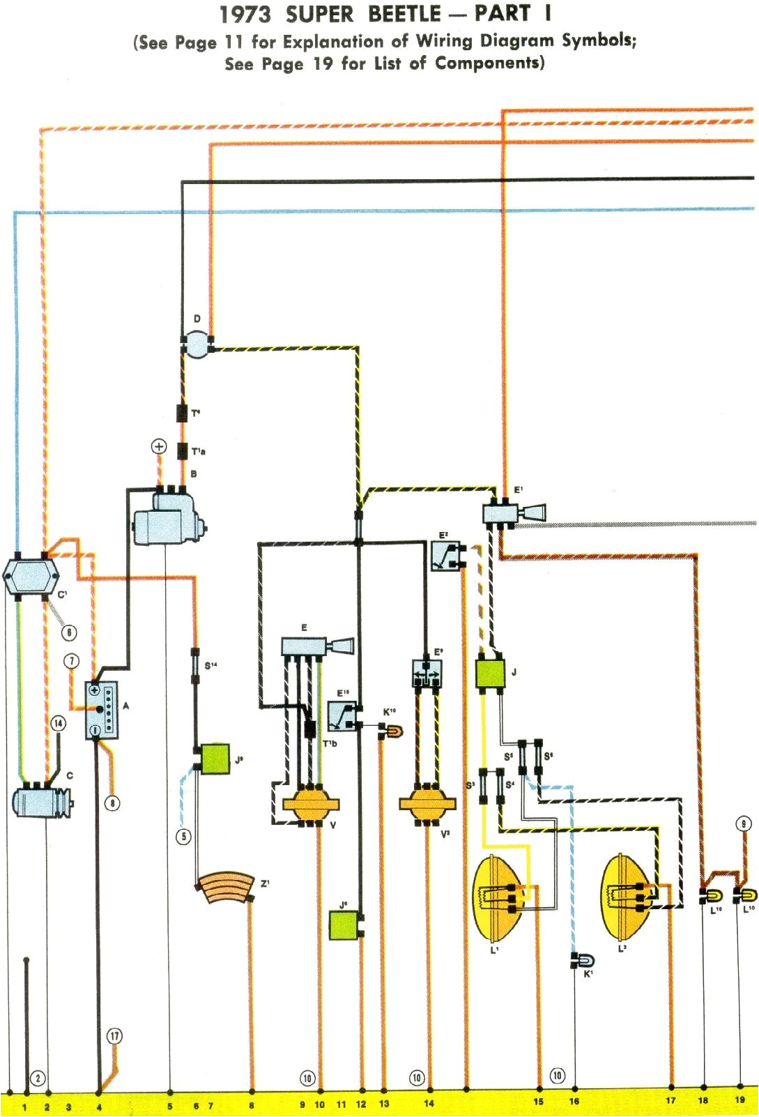 Vw Beetle Wiper Motor Wiring Diagram Wiring Diagram for 1973 Super Beetle Wiring Diagram Post Vw Beetle Wiper Motor Wiring Diagram Wiring Diagram for 1973 Super Beetle Wiring Diagram Post