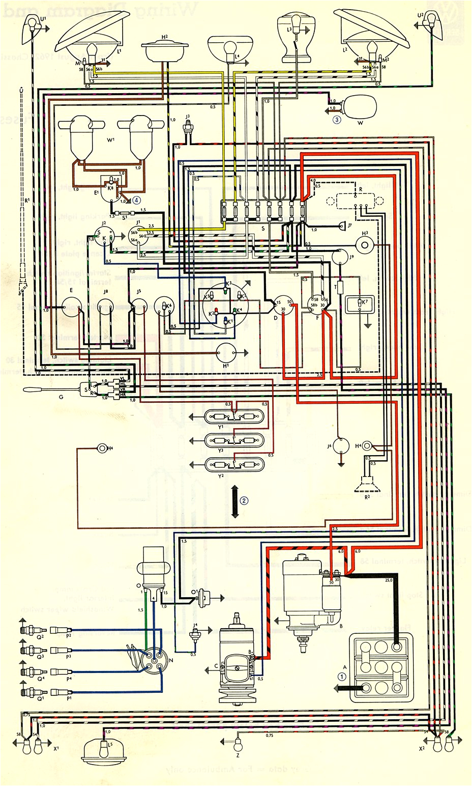 Vw Bus Wiring Diagram Wiring Harness for 1974 Vw Beetle Furthermore 1979 Vw Beetle Fuel