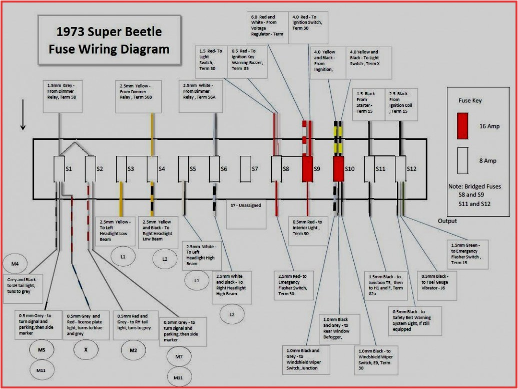 Vw T4 Ignition Switch Wiring Diagram Volkswagen 74 Super Ignition Switch Buzzer Circuit Awg Wire Wiring