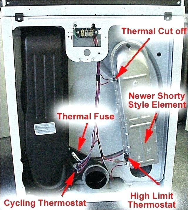 Whirlpool Duet Heating Element Wiring Diagram Dryer thermostat Test Shopngo Co
