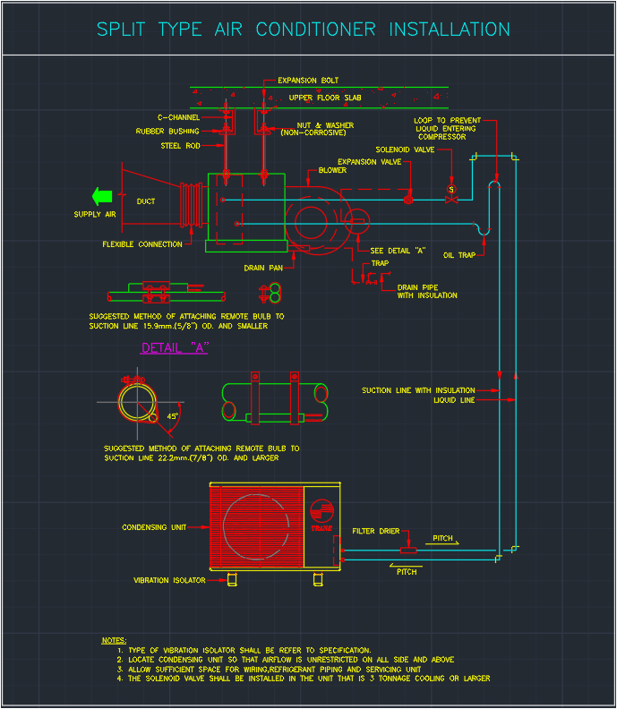 Window Type Aircon Wiring Diagram Air Conditioner Installation Cad Block and Typical Drawing for Window Type Aircon Wiring Diagram Air Conditioner Installation Cad Block and Typical Drawing for