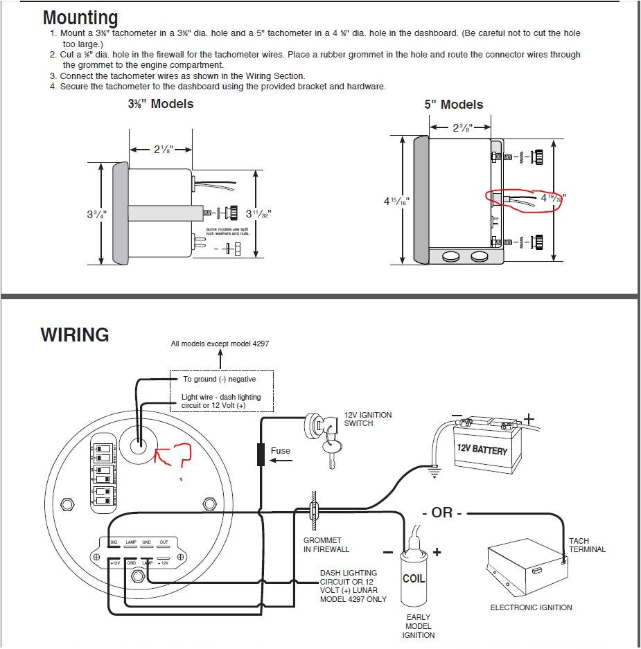 Wiring Diagram for Autometer Tach Gy6 Wiring Diagram Tach Wiring Diagram Insider