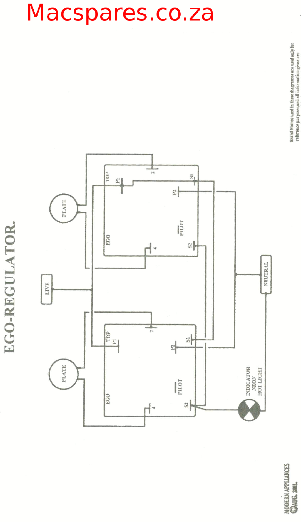 Wiring Diagram for Electric Oven and Hob Wiring Diagrams Stoves Switches and thermostats Macspares