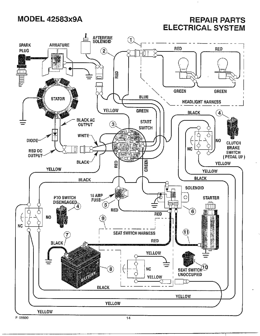 Wiring Diagram for John Deere 110 Lawn Tractor Sabre Riding Mower Wiring Diagram Wiring Diagram Wiring Diagram for John Deere 110 Lawn Tractor Sabre Riding Mower Wiring Diagram Wiring Diagram